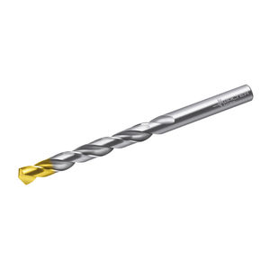 solid drill bit / multi-purpose / HSS / coated