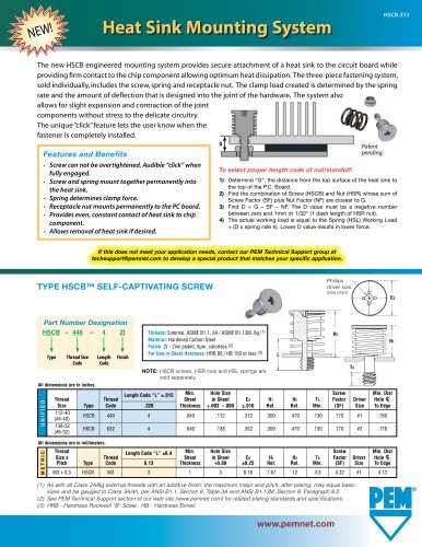 Heat Sink Mounting System