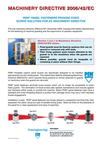 Machinery Directive 2006/42/EC