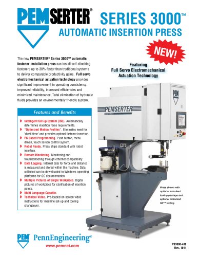 PEMSERTER Series 3000 Press
