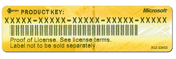 Windows product key