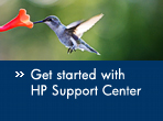 Get started with HP Support Center