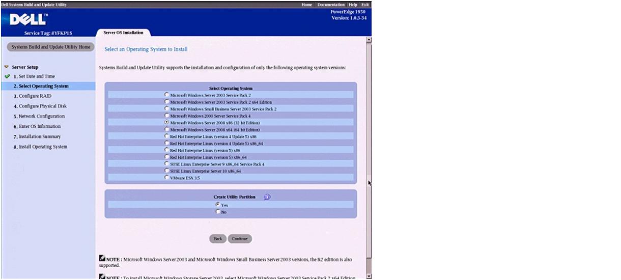 Installing WS08 via Dell Systems Build and Update Utility - The Dell TechCenter