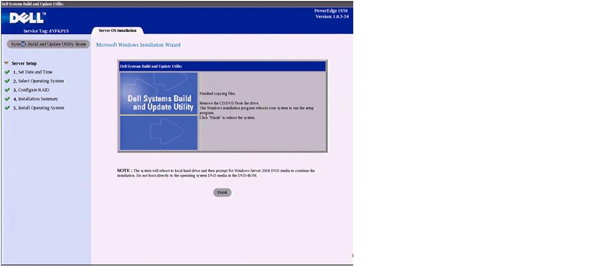 Installing WS08 via Dell Systems Build and Update Utility - The Dell TechCenter