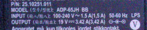 PSU label
