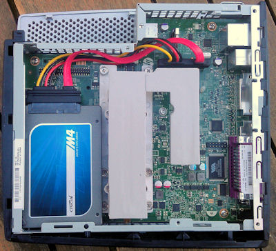 SSD fitted to the HP t510
