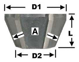 Jacobs Rubber-Flex Tap Collet drawing