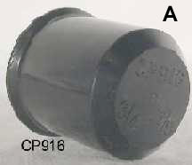 Rubber-Flex Collet Back-up Plug Style A - Picture 1