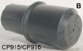 Rubber-Flex Collet Back-up Plug Style B - Picture 1