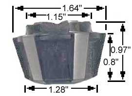 1800 series Rubber-Flex Collet drawing