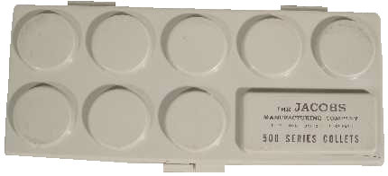 Jacobs Rubber-Flex Collet Set Case