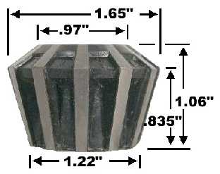 B&S Rubber-Flex Collet drawing